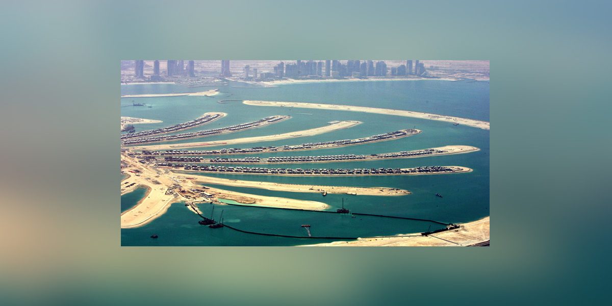 Île Palme Jumeirah, tunnel pour véhicules