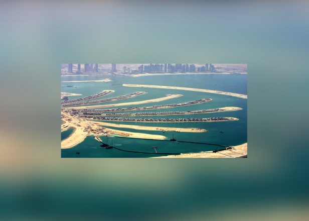 Île Palme Jumeirah, tunnel pour véhicules