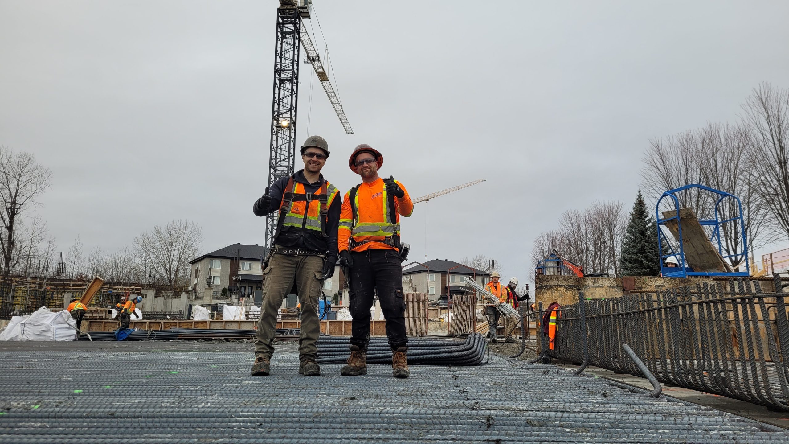 Nos équipes sur le chantier Charlemagne